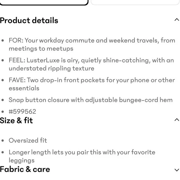 Athleta Green Nylon Utility Jacket Shirt Oversized Relaxed Fit Medium Athleisure - Picture 12 of 12